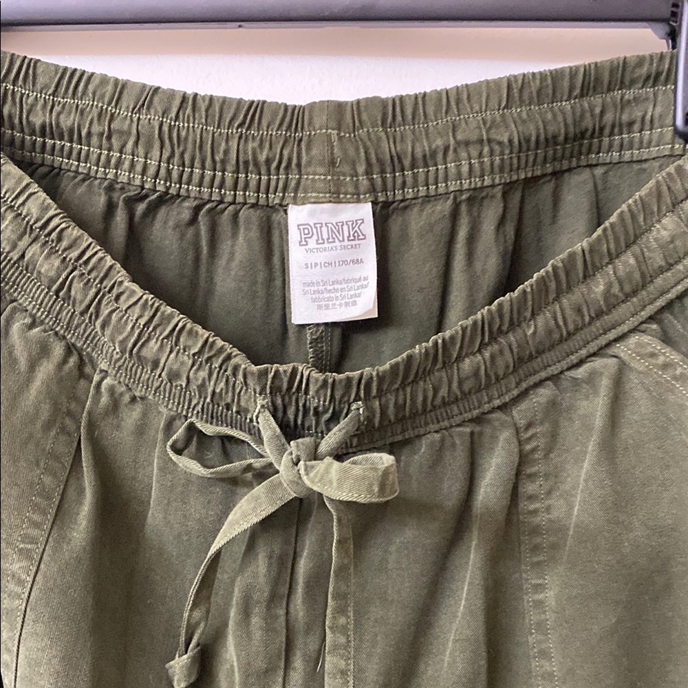 Victoria Secret’s PINK Olive Green Jogger Pants - Picture 3 of 5
